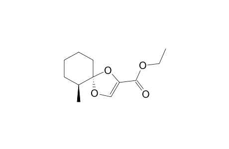 1,4-Dioxaspiro[4.5]dec-2-ene-2-carboxylic acid, 6-methyl-, ethyl ester, (R*,S*)-