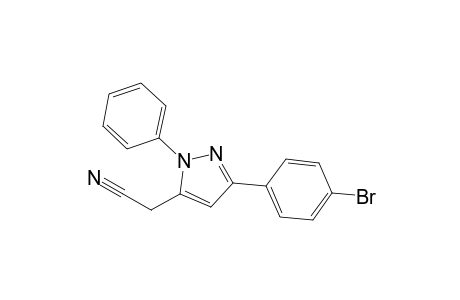 [3-(4-Bromophenyl)-1-phenylpyrazol-5-yl]acetonitrile