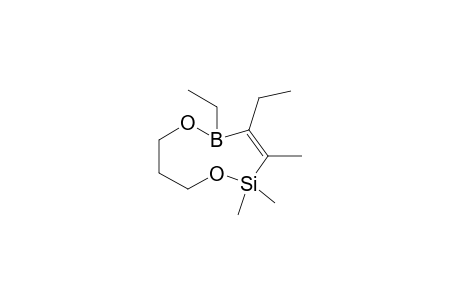 4,5-Diethyl-2,2,3-trimethyl-1,6-dioxa-2-sila-5-bora-3-cyclononene