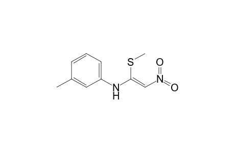 1-(3-Methylphenyl)amino-1-methylthio-2-nitroethene