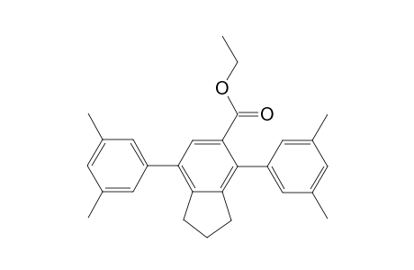 Ethyl 4,7-bis(3,5-dimethylphenyl)-2,3-dihydro-1H-indene-5-carboxylate