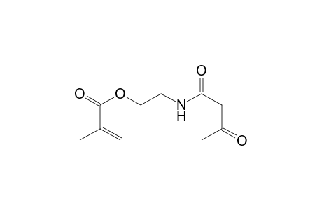 2-Propenoic acid, 2-methyl-, 2-[(1,3-dioxobutyl)amino]ethyl ester