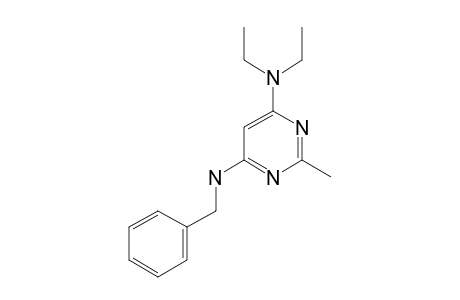N-BENZYL-N-6-DIETHYLAMINO-2-METHYLPYRIMIDIN-4-AMINE