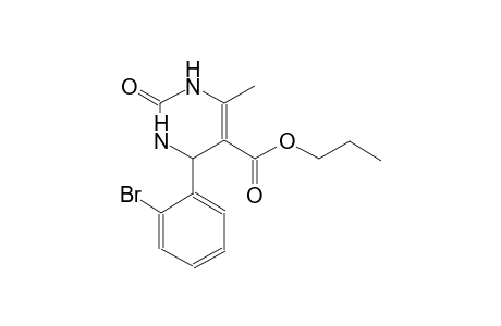 5-pyrimidinecarboxylic acid, 4-(2-bromophenyl)-1,2,3,4-tetrahydro-6-methyl-2-oxo-, propyl ester