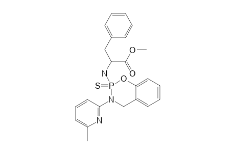METHYL-2-[3-(6-METHYL-2-PYRIDYL)-2-THIOXO-3,4-DIHYDRO-2H-1,3,2-LAMBDA(5)-BENZOXAZAPHOSPHININ-2-YL]-AMINO-3-PHENYLPROPANOATE