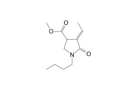 (4E)-1-butyl-4-ethylidene-5-keto-pyrrolidine-3-carboxylic acid methyl ester