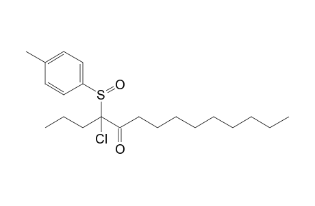 4-Chloro-4-(p-tolylsulfinyl)-5-tetradecanone