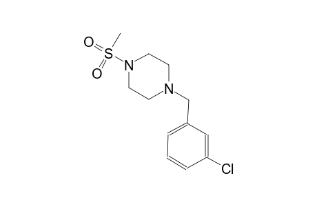 piperazine, 1-[(3-chlorophenyl)methyl]-4-(methylsulfonyl)-