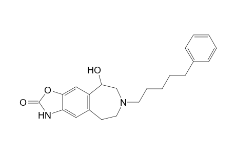 9-Hydroxy-7-(5-phenylpentyl)-3,5,6,7,8,9-hexahydrooxazolo[4,5-h]-[3]benzazepin-2-one