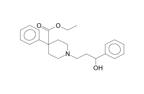 Ethyl 1-(3-hydroxy-3-phenylpropyl)-4-phenyl-4-piperidinecarboxylate