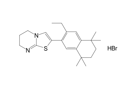 5,6-Dihydro-2-(3-ethyl-5,6,7,8-tetrahydro-5,5,8,8-tetramethyl-2-naphthyl)-7H-thiazolo[3,2-a]pyrimidine hydrobromide