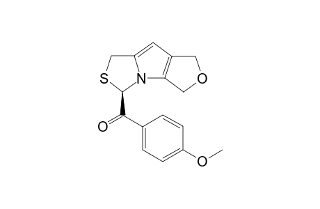 (7R)-7-(p-Methoxybenzoyl)-1,3-dihydro-5H,7H-furo[3',4':2,3]pyrrolo[1,2-c][1,3]thiazole