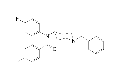 4-Methyl-N-(1-phenylmethylpiperidin-4-yl)-N-(4-fluorophenyl)benzamide