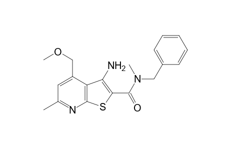 3-Amino-N-benzyl-4-(methoxymethyl)-n,6-dimethylthieno[2,3-b]pyridine-2-carboxamide