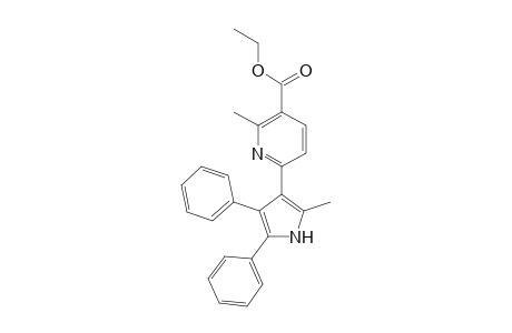 Ethyl 2-methyl-6-(2-methyl-4,5-diphenyl-1H-pyrrol-3-yl)nicotinate