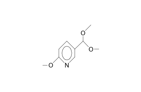 3-Dimethoxymethyl-6-methoxy-pyridine
