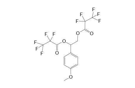 Di-(pentafluoropropionyl)derivative of p-methoxy-phenylglycol
