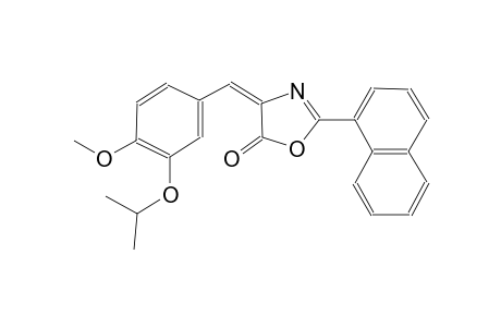 (4E)-4-(3-isopropoxy-4-methoxybenzylidene)-2-(1-naphthyl)-1,3-oxazol-5(4H)-one