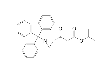 3-keto-3-[(2S)-1-tritylethylenimin-2-yl]propionic acid isopropyl ester