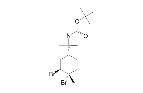 N-BOC-(1S,2S,4R)-8-AMINO-1,2-DIBROMO-PARA-MENTHANE;TERT.-BUTYL-1-[(1R,3S,4S)-3,4-DIBROMO-4-METHYLCYCLOHEX]-1-METHYLETHYLCARBAMATE