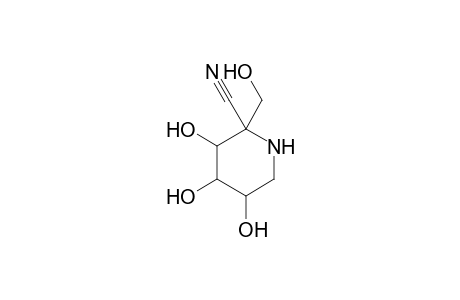 2-(hydroxymethyl)-3,4,5-tris(oxidanyl)piperidine-2-carbonitrile