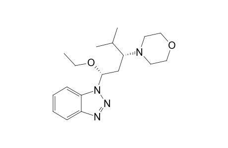 1-[(1R,3R)-1-ethoxy-4-methyl-3-morpholin-4-ylpentyl]benzotriazole