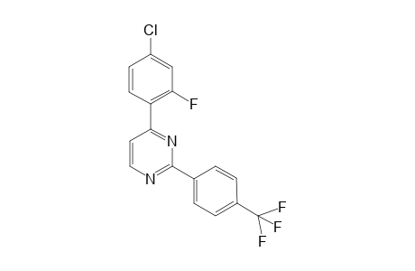 4-(4-Chloro-2-fluorophenyl)-2-(4-(trifluoromethyl)phenyl)pyrimidine
