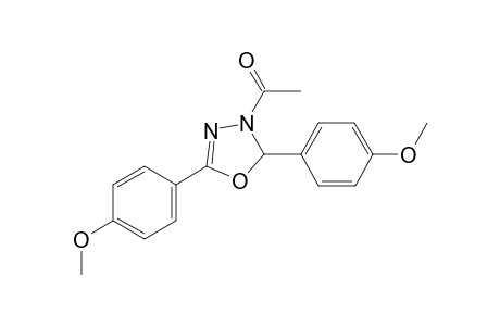 1-[2,5-bis(4-methoxyphenyl)-2H-1,3,4-oxadiazol-3-yl]ethanone (autogenerated)