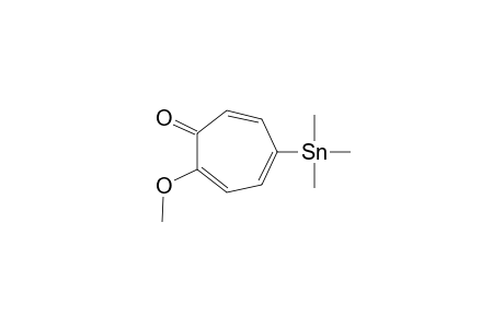 2-Methoxy-5-trimethylstannylcyclohepta-2,4,6-trien-1-one
