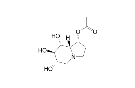 (1R,6S,7R,8R,8aR)-1-Acetoxy-6,7,8-trihydroxyindolizidine[(-)-1-O-Acetyl-1-epicastanospermine]
