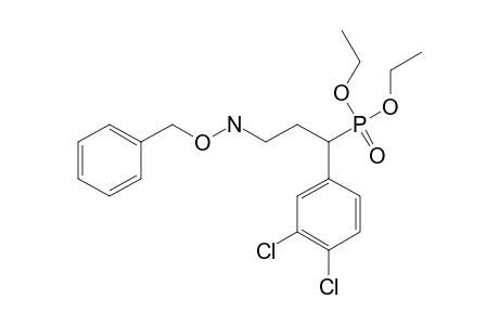 DIETHYL-[3-(BENZYLOXYAMINO)-1-(3,4-DICHLOROPHENYL)-PROPYL]-PHOSPHONATE