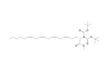 (2S,5Z,8Z,11Z,14Z)-2-[bis(tert-butoxycarbonyl)amino]eicosa-5,8,11,14-tetraenoic acid methyl ester