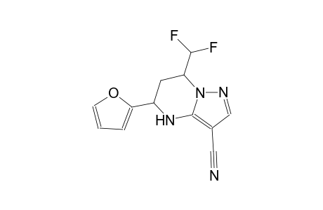 7-(difluoromethyl)-5-(2-furyl)-4,5,6,7-tetrahydropyrazolo[1,5-a]pyrimidine-3-carbonitrile