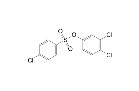 p-chlorobenzenesulfonic acid, 3,4-dichlorophenyl ester