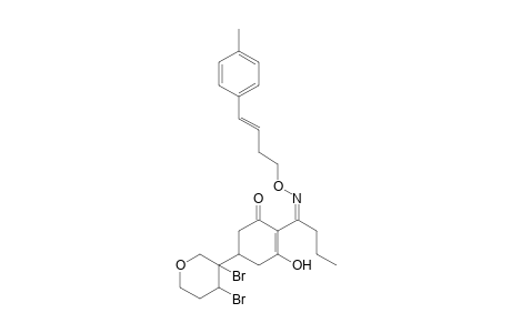2-Cyclohexen-1-one, 5-(3,4-dibromotetrahydro-2H-pyran-3-yl)-3-hydroxy-2-[1-[[[4-(4-methylphenyl)-3-butenyl]oxy]imino]butyl]-