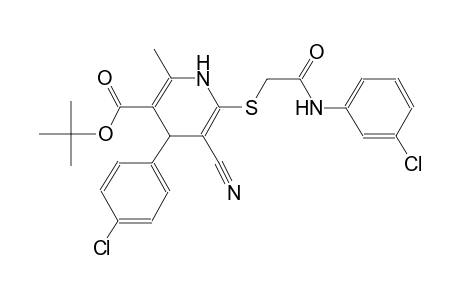 3-pyridinecarboxylic acid, 4-(4-chlorophenyl)-6-[[2-[(3-chlorophenyl)amino]-2-oxoethyl]thio]-5-cyano-1,4-dihydro-2-methyl-, 1,1-