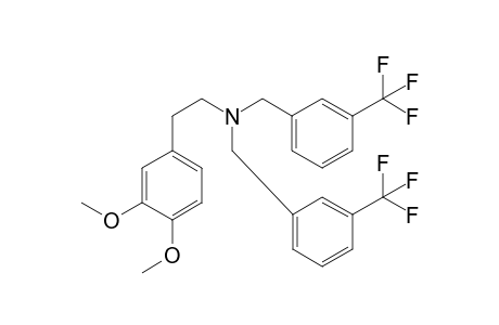 N,N-Bis(3-trifluoromethylbenzyl)-2-(3,4-dimethoxyphenyl)ethanamine