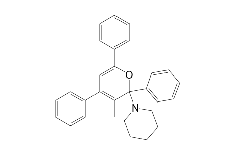 3-Methyl-2-piperidino-2,4,6-triphenyl-2H-pyrane