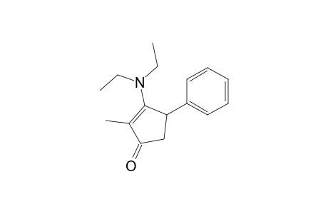 3-(diethylamino)-2-methyl-4-phenyl-2-cyclopenten-1-one