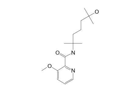 N-(2,6-DIMETHYL-6-HYDROXYHEPTAN-2-YL)-3-METHOXYPICOLINAMIDE