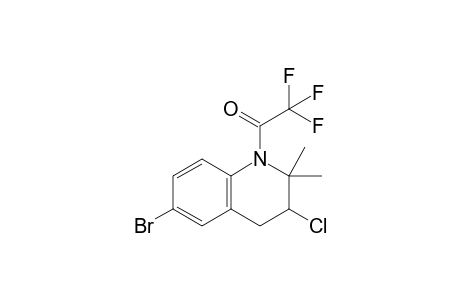 6-Bromo-3-chloro-2,2-dimethyl-1-trifluoroacetyl-1,2,3,4-tetrahydroquinoline