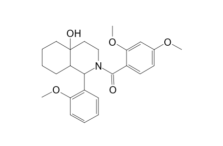 2-[(2,4-dimethoxyphenyl)carbonyl]-1-(2-methoxyphenyl)-decahydroisoquinolin-4a-ol
