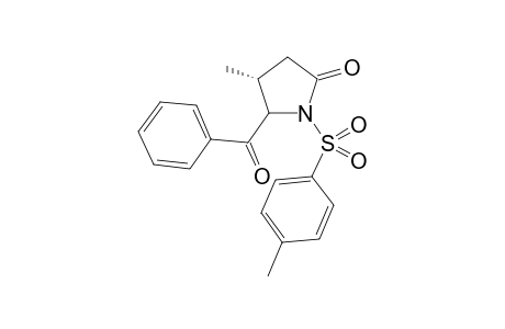 (4R,5S*)-5-benzoyl-4-methyl-1-tosylpyrrolidin-2-one