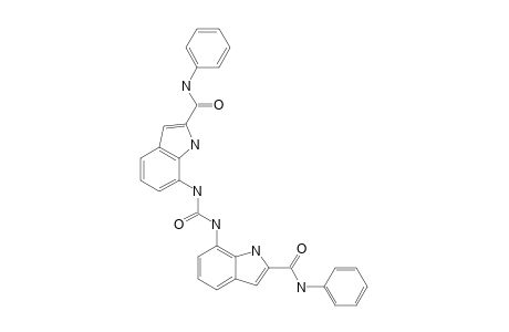 7,7'-[CARBONYL-BIS-(AZANEDIYL)]-BIS-(N-PHENYL-1H-INDOLE-2-CARBOXAMIDE)