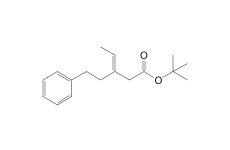 (E)-tert-Butyl 3-(2-phenylethyl)-3-pentenoate