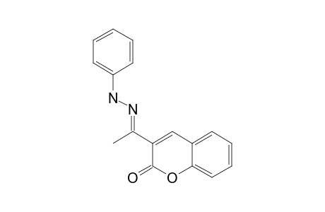 3-[1-(PHENYLHYDRAZONO)-ETHYL]-CHROMEN-2-ONE