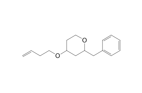 (+-)-2-benzyl-4-(but-3-en-1-yloxy)tetrahydro-2H-pyran