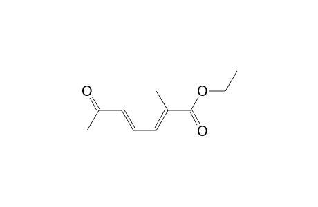 Ethyl 2-Methyl-6-oxo-2(E),4(E)-heptadienoate