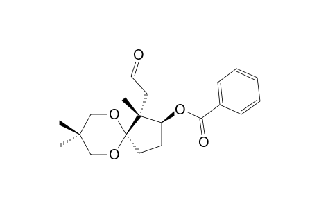 (1RS,2RS)-1,8,8-trimethyl-1-(2'-oxoethyl)-6,10-dioxaspiro[4.5]dec-2-yl benzoate