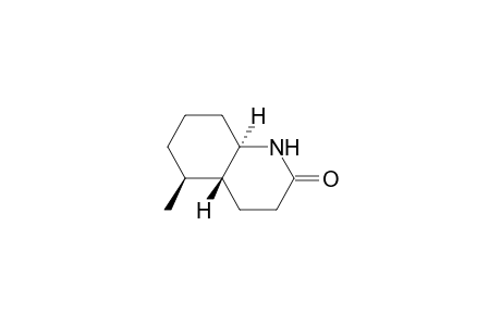 2(1H)-Quinolinone, octahydro-5-methyl-, (4a.alpha.,5.alpha.,8a.beta.)-(.+-.)-